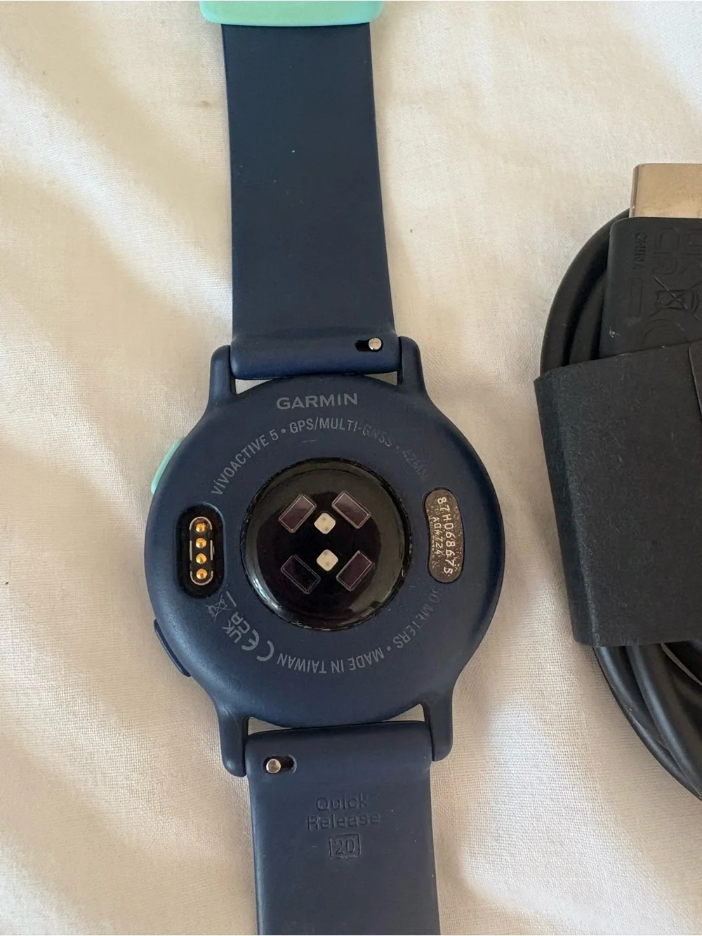 Garmin vivoactive 5 gps and heart rate navy